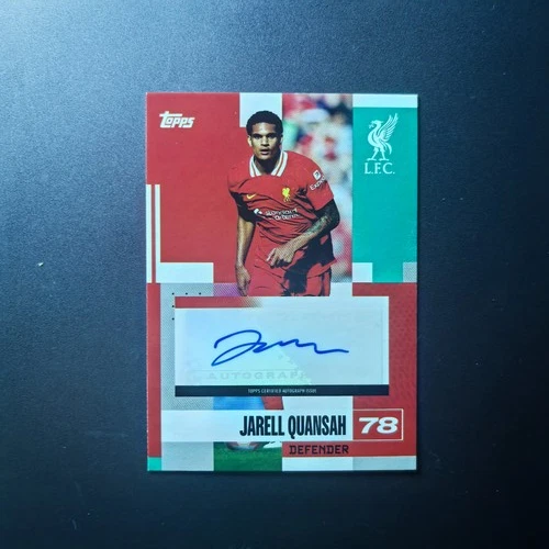 Jarell Quansah 2024 Topps Liverpool Team Set