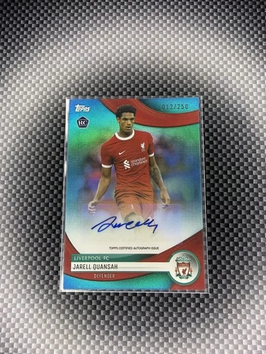 Jarell Quansah 2023 Topps Liverpool Team Set /250