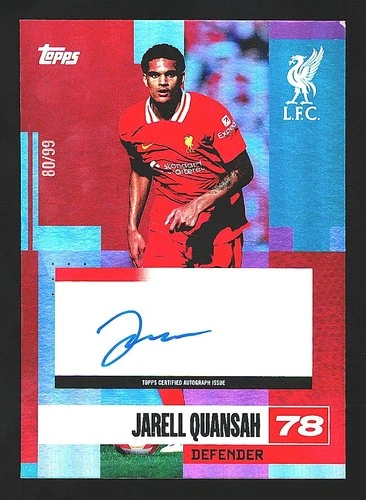 Jarell Quansah 2024 Topps Liverpool Team Set /99