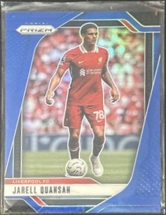 Jarell Quansah 2024 Panini Prizm Premier League Blue Prizm /299