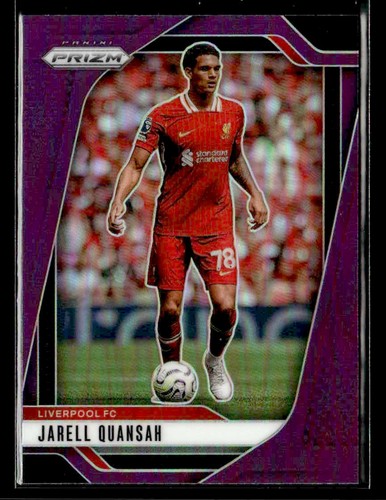 Jarell Quansah 2024 Panini Prizm Premier League Purple