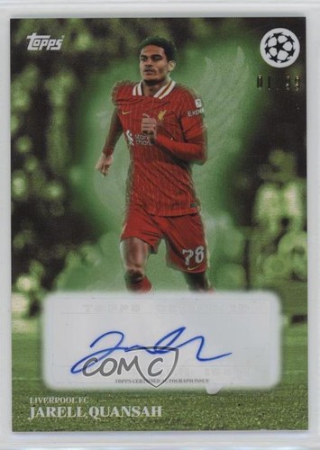 Jarell Quansah 2024 Topps Simplicidad UEFA Club Competizioni Verde /99