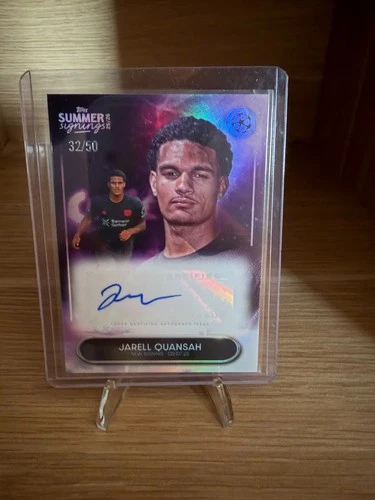 Jarell Quansah 2025 Topps Summer Signings 32/50