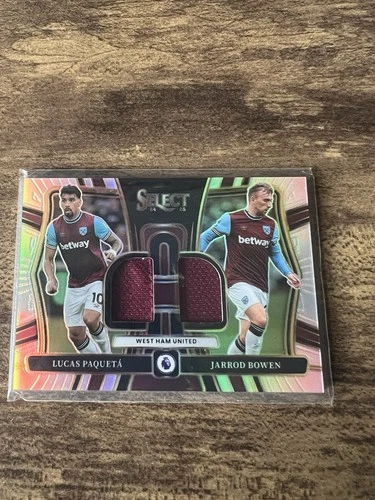 Jarrod Bowen / Lucas Paqueta 2024 Panini Select Silver