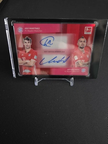 Javi Martinez and Arturo Vidal 2025 Topps Chrome Bundesliga /5