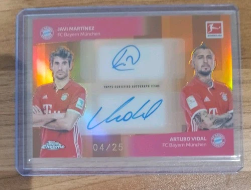 Javi Martinez & Arturo Vidal 2026 Topps Chrome Orange /25