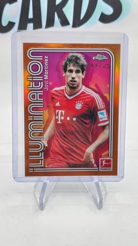 Javi Martinez 2025 Topps Bundesliga Chrome Orange Legend /25