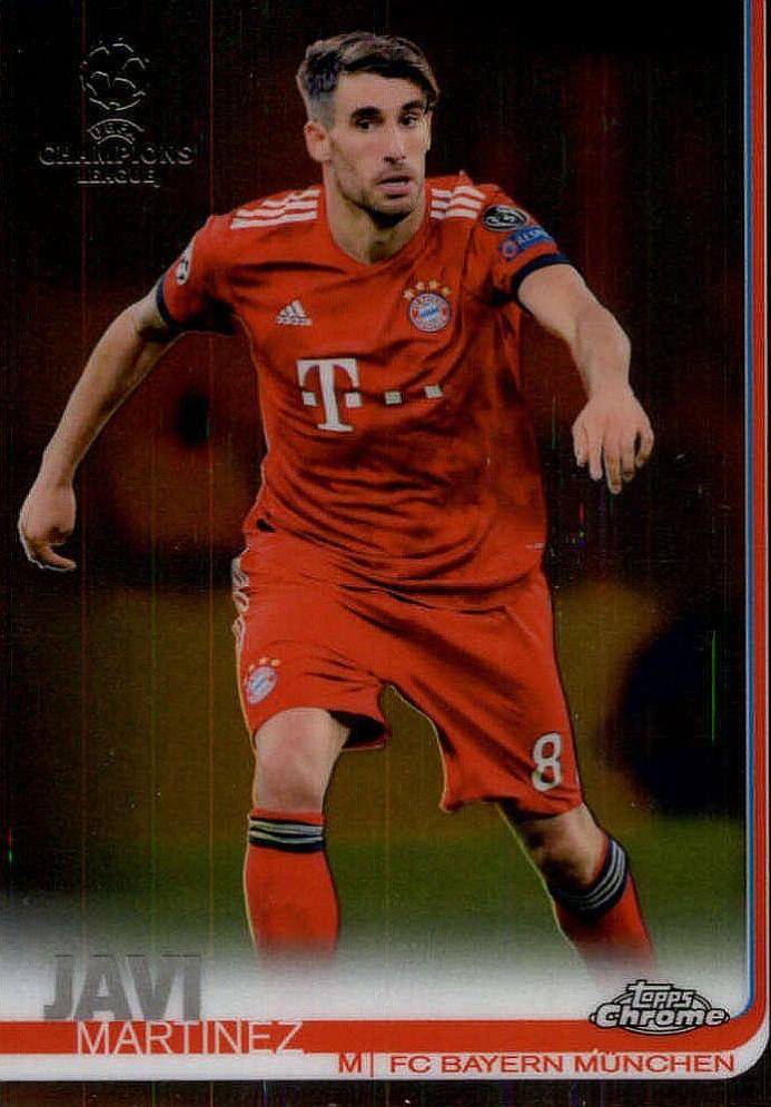 Javi Martinez 2018 Topps Chrome UCC 66