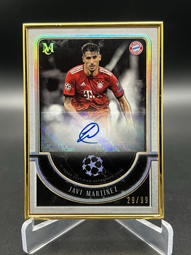 Javi Martinez 2019 Topps Museum Gold Framed /99