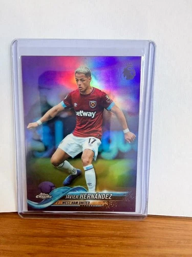 Javier Hernandez 2018 Topps Premier League Chrome Purple /250