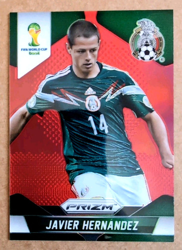 Javier Hernandez 2014 Panini Prizm FIFA World Cup Red Prizm /149
