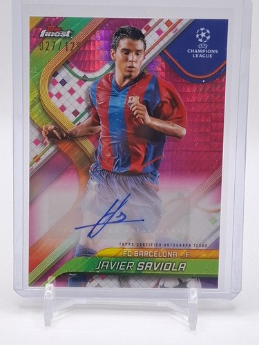 Javier Saviola 2024 Topps Finest /125