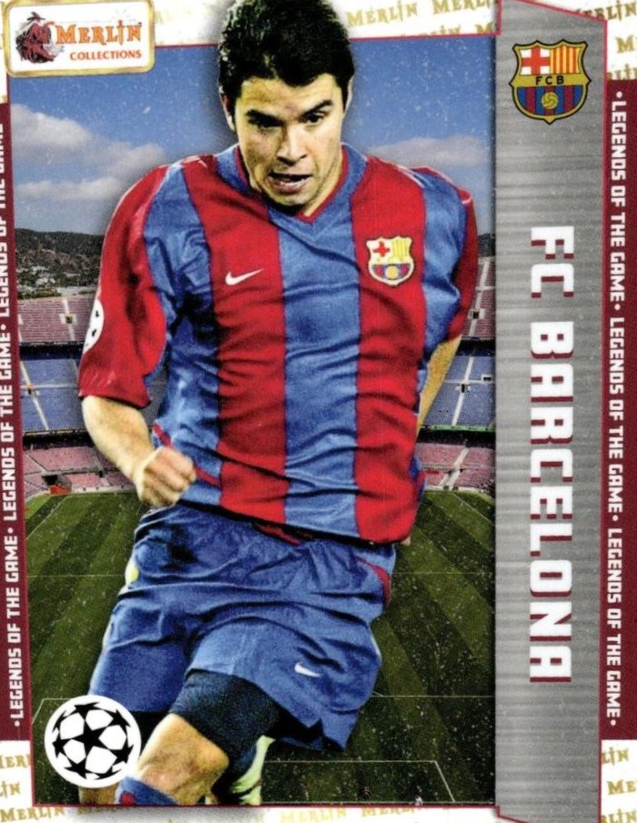 Javier Saviola 2023 Topps Merlin Heritage UEFA Club Competitions