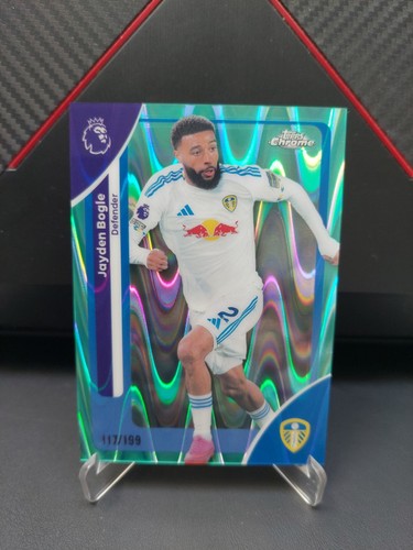 Jayden Bogle 2025 Topps Chrome Premier League Wave /199