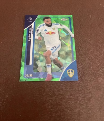 Jayden Bogle 2025 Topps Chrome Sapphire Green 53/99