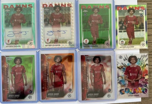 Jayden Danns 2024 Topps Chrome Aqua /199