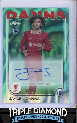Jayden Danns 2024 Topps Chrome Aqua Lava Refractor /199