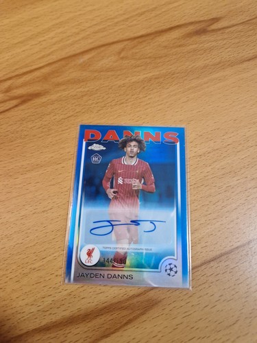 Jayden Danns 2024 Topps Chrome Blue /25