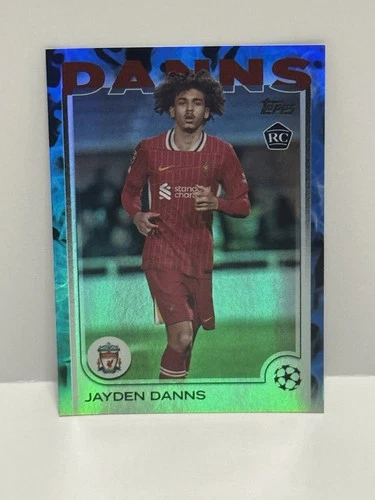Jayden Danns 2024 Topps Chrome Blue Inferno /125
