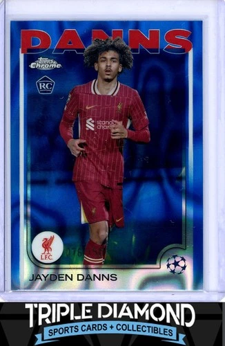 Jayden Danns 2024 Topps Chrome Blue Lava Refractor /150