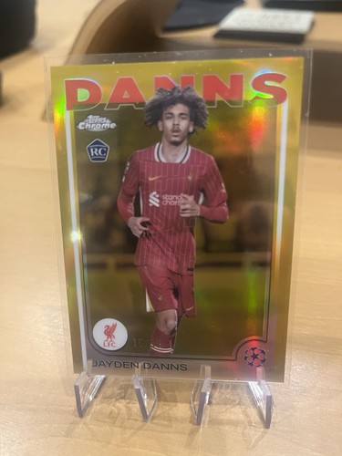 Jayden Danns 2024 Topps Chrome Gold Refractor /50