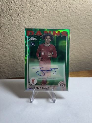 Jayden Danns 2024 Topps Chrome Green /99