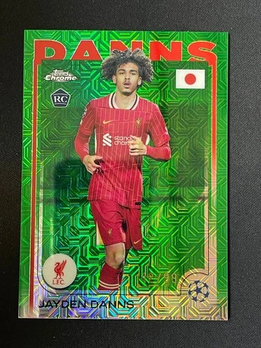 Jayden Danns 2024 Topps Chrome Green Mojo Japan /99