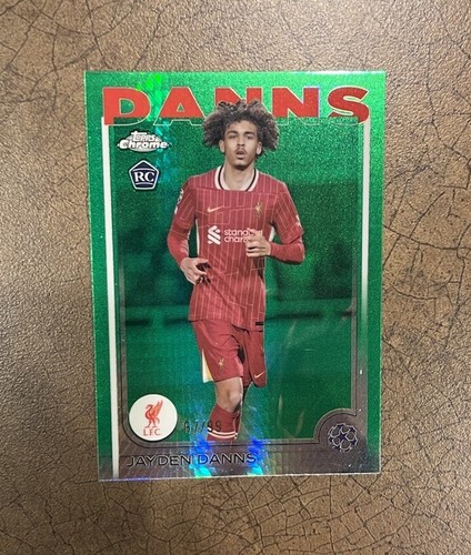 Jayden Danns 2024 Topps Chrome Green Refractor /99
