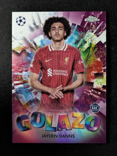 Jayden Danns 2024 Topps Chrome Magenta Refractor /75