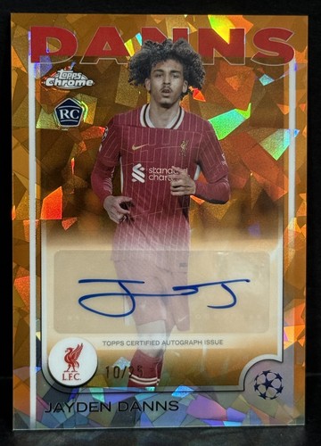 Jayden Danns 2024 Topps Chrome Orange /25
