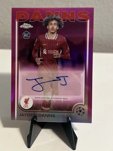 Jayden Danns 2024 Topps Chrome Pink Refractor /250
