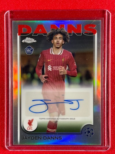 Jayden Danns 2024 Topps Chrome Refractor