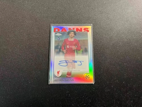 Jayden Danns 2024 Topps Chrome UEFA Calcio Argento