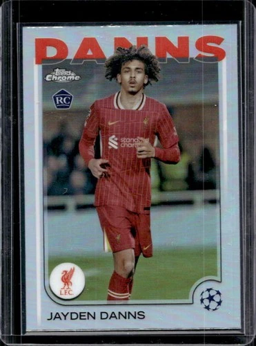 Jayden Danns 2024 Topps Chrome UEFA Refractor
