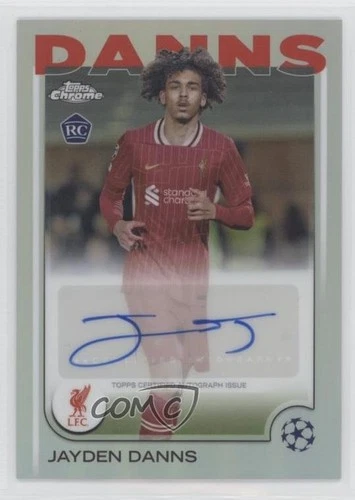 Jayden Danns 2024 Topps Cromo UEFA Clubes Competiciones