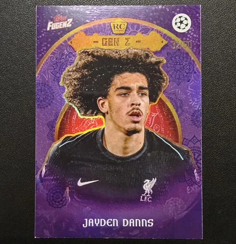 Jayden Danns 2025 Topps Fugenz Purple /50