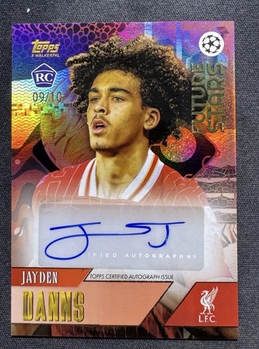 Jayden Danns 2024 Topps Gold UCC Red /10