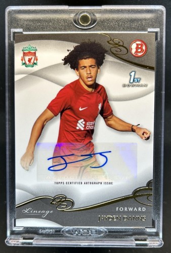 Jayden Danns 2022 Topps Liverpool Lineage