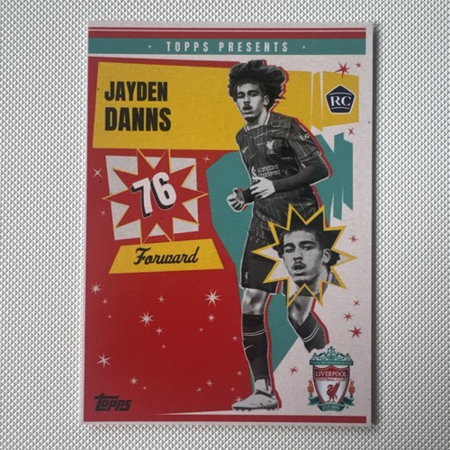 Jayden Danns 2024 Topps Liverpool Team Set