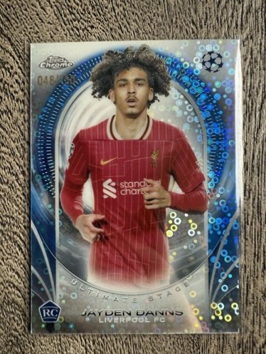 Jayden Danns 2024 Topps Chrome UEFA Club Competitions