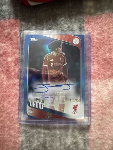 Jayden Danns 2025 Topps UCC Flagship Blue /150