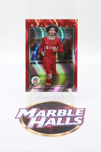 Jayden Danns 2024 Topps UCC Red Flowfractor