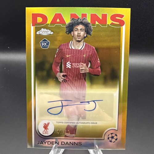 Jayden Danns 2024 Topps UEFA Club Competitions Gold Refractor /50