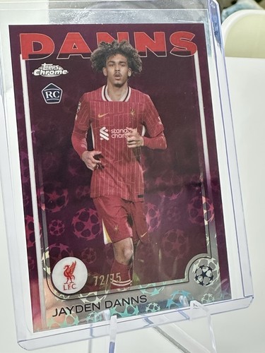 Jayden Dans 2024 Topps Chrome Violet /75