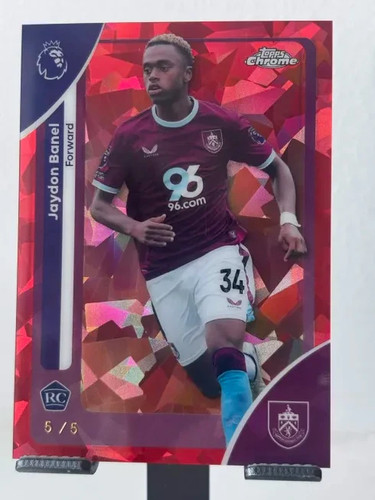 Jaydon Banel 2025 Topps Premier League Sapphire Red /5