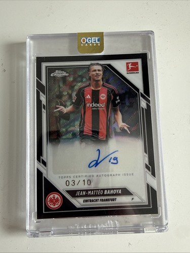 Jean-Matteo Bahoya 2025 Topps Bundesliga Chrome /10