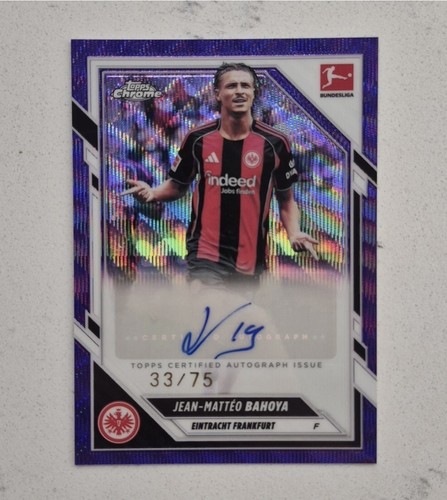 Jean-Matteo Bahoya 2025 Panini Chrome /75