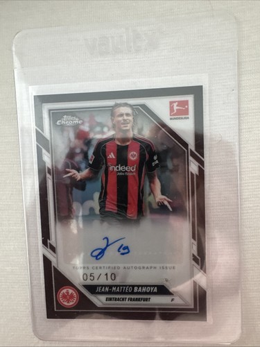 Jean-Matteo Bahoya 2025 Topps Chrome Bundesliga /10