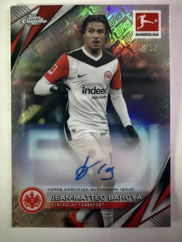 Jean-Matteo Bahoya 2024 Topps Chrome Bundesliga /52