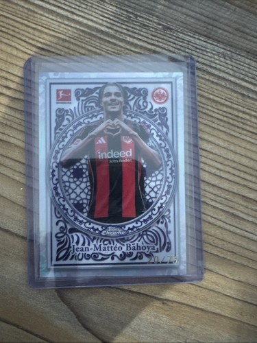 Jean-Matteo Bahoya 2025 Topps Chrome Bundesliga /75